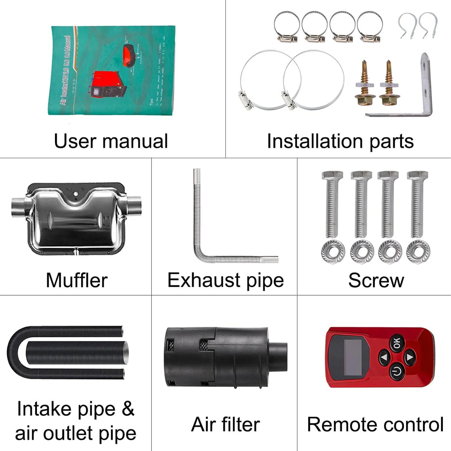 Diesel Air Heater 5KW 12V Full Kit - Image 6