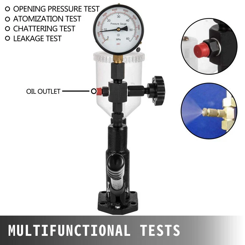 Diesel Injector Nozzle Tester Pop Pressure - Image 3