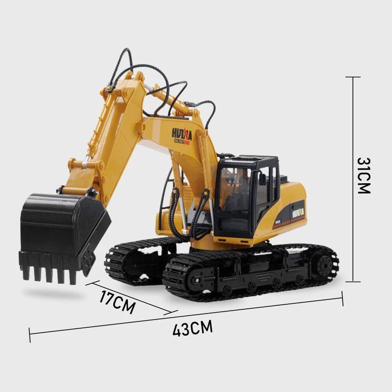 Digger Excavator Juniors Riding Toys Ride-On Car Toy Truck Toddler - Image 4
