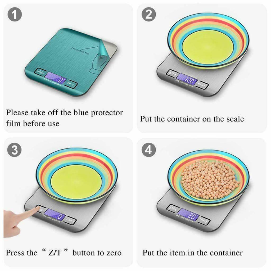 Digital Scales 10kg Stainless steel - Image 4