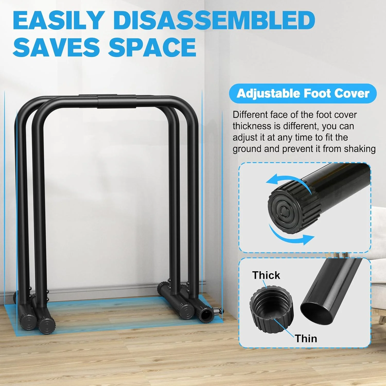 Dip Bars Dip Stands Training Station - Pair - Image 8
