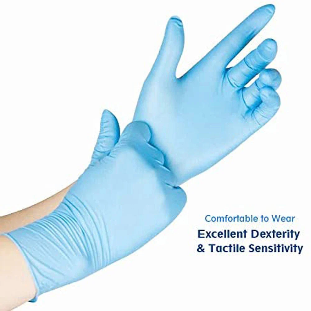 Disposable Nitrile Gloves Medium Size 100pcs - Image 13