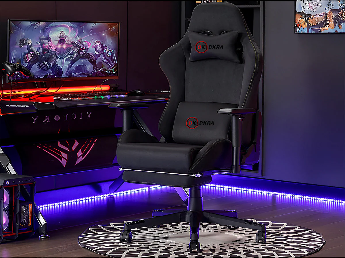 DKRA Gaming Chair Adjustable Rotating Task Chair - Image 8