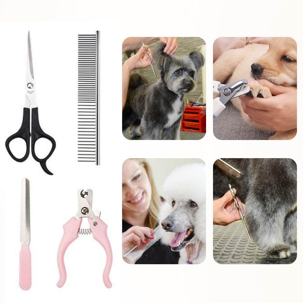 Dog Clippers with Comb Guides Scissors Nail Kits - Image 7