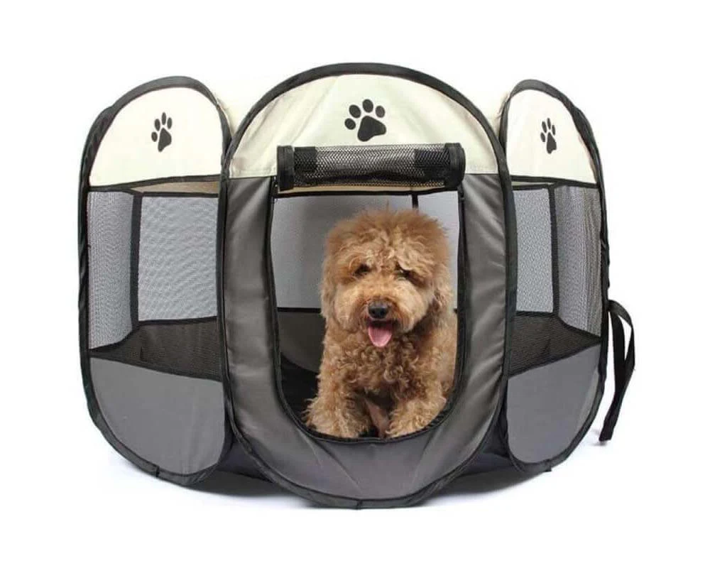 Dog Playpen Dog Play Pen Foldable Pet Playpen Tent Cage Crate - Image 7