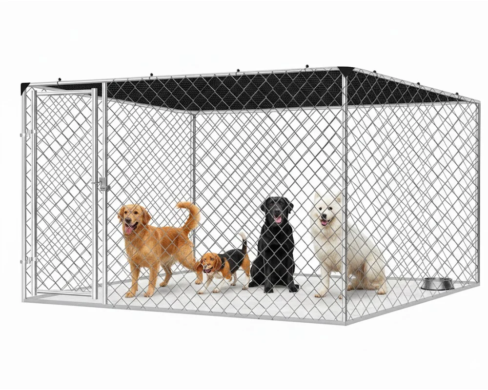 Outdoor Dog Run with Shade Sail - Image 8