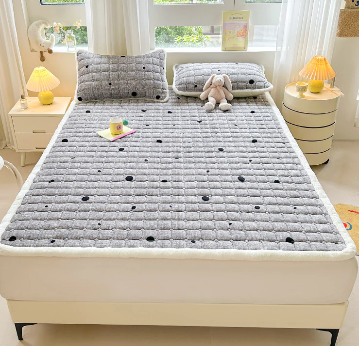 dOUBLE Mattresses Toppers, Quilted Floor Futon Mattress (Pillow cover Not Included)