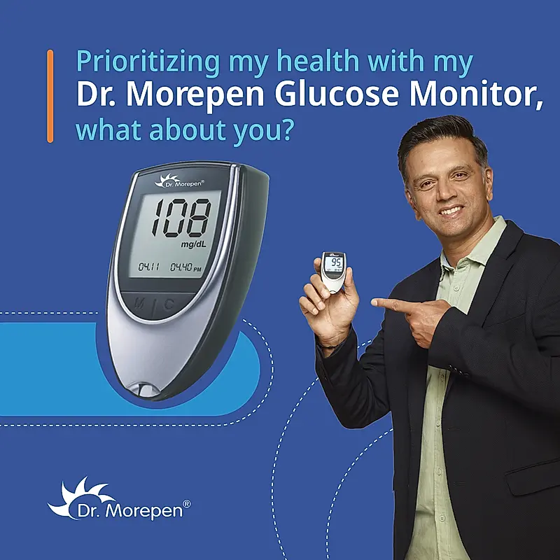 Dr. Morepen BG-03 Gluco One Glucometer Combo, 50 Strips - Image 5