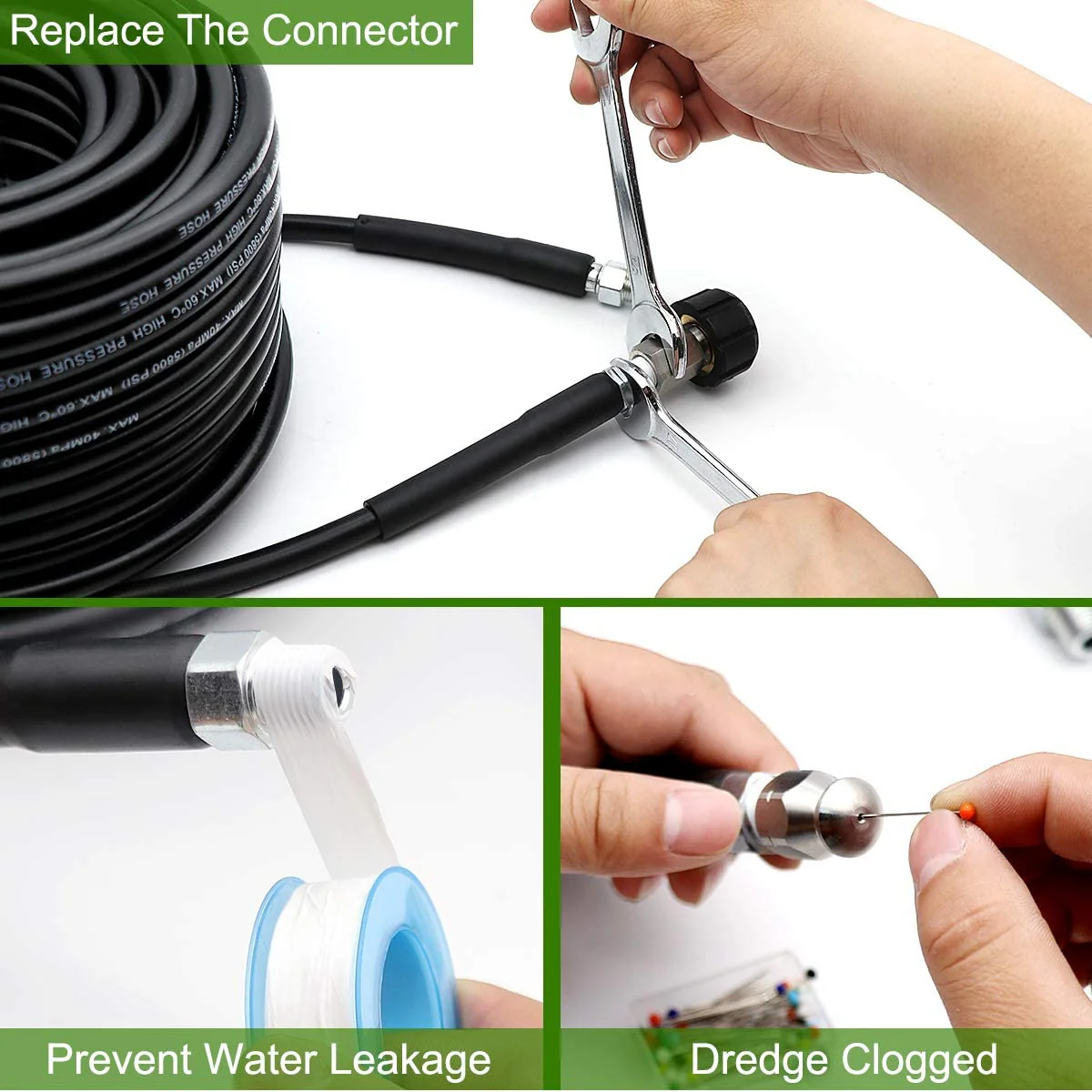 Drain Cleaner Kit for Pressure Washers 30m - Image 10