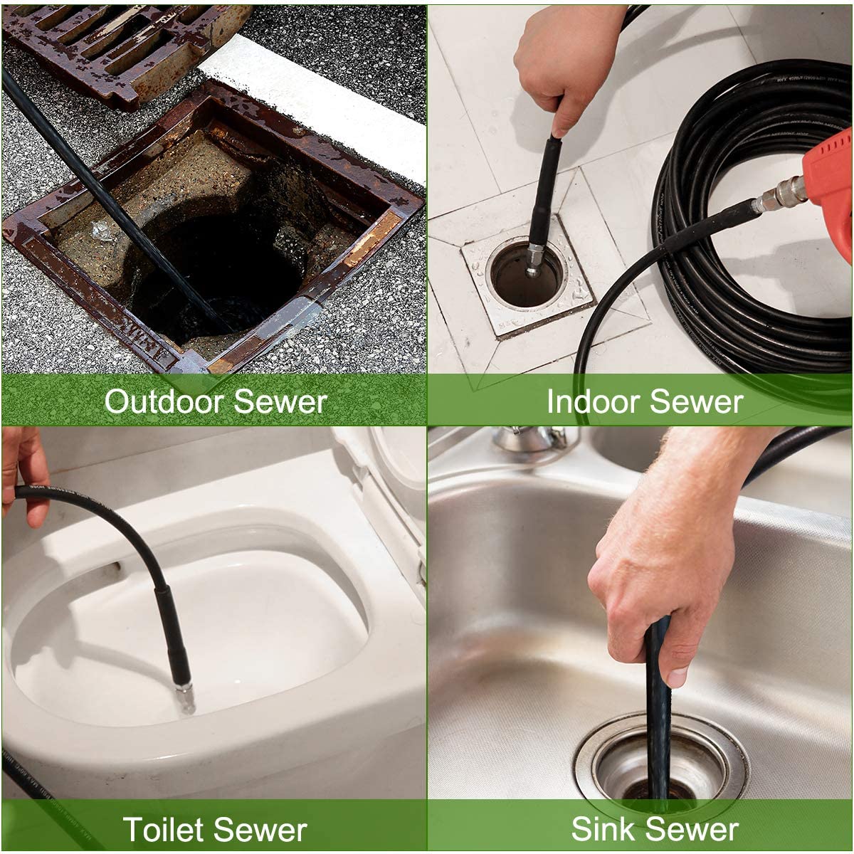 Drain Cleaner Kit for Pressure Washers 30m - Image 9