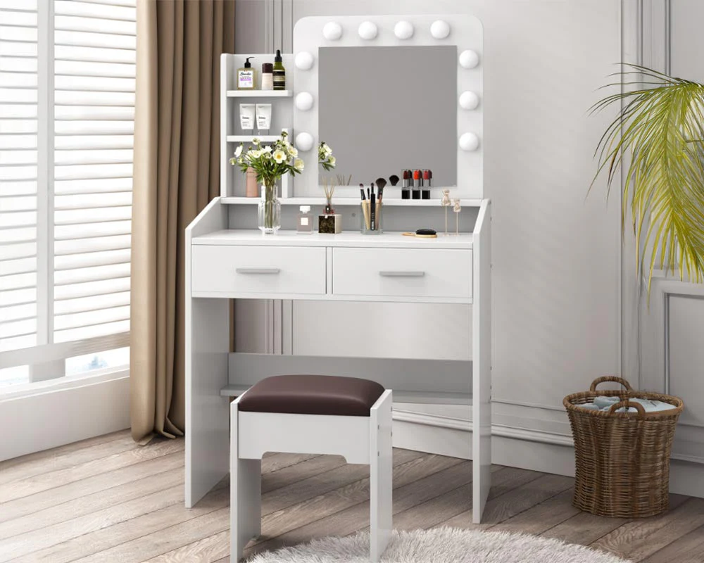 Dressing Table With Mirror - Image 5