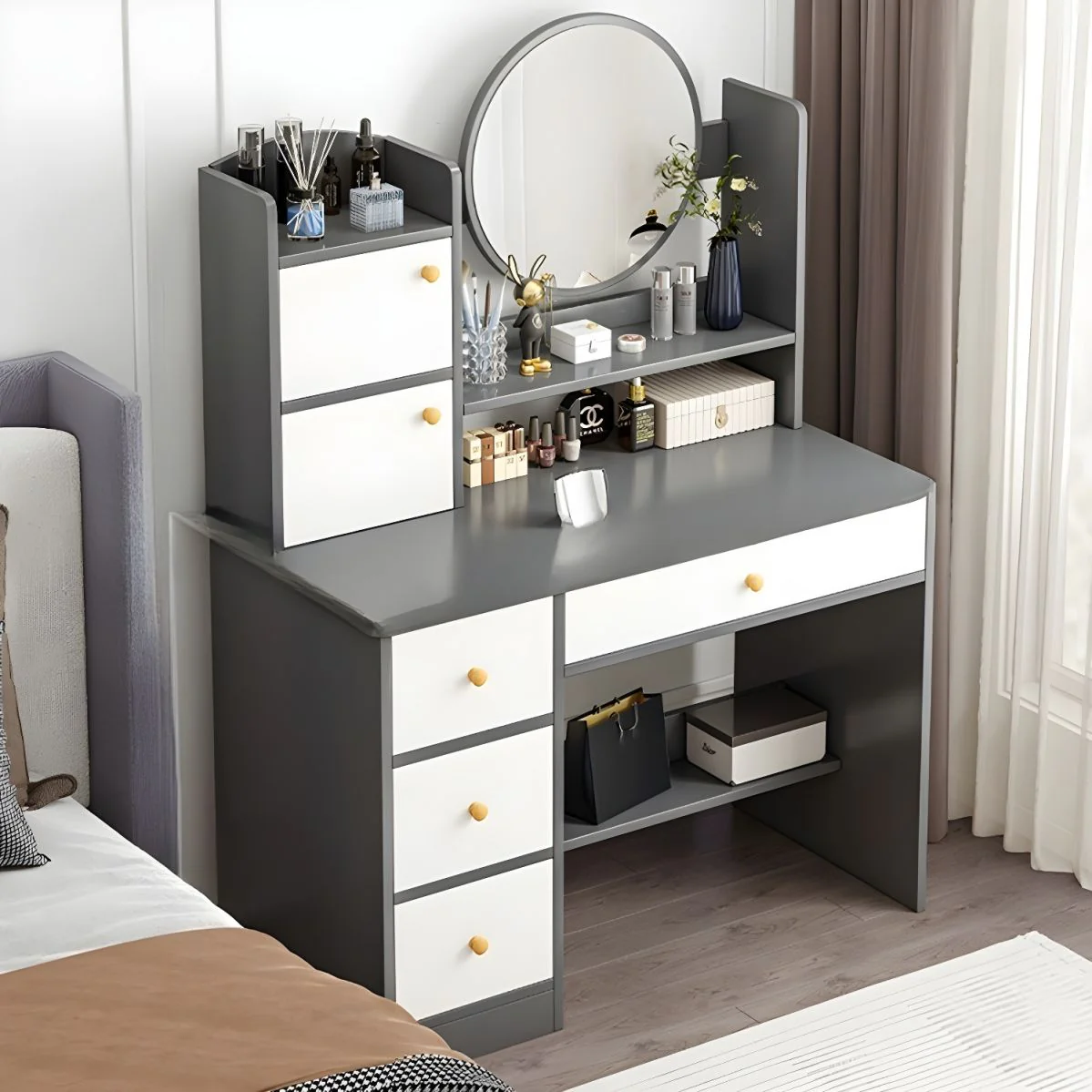 Dressing table with Mirror - Image 11