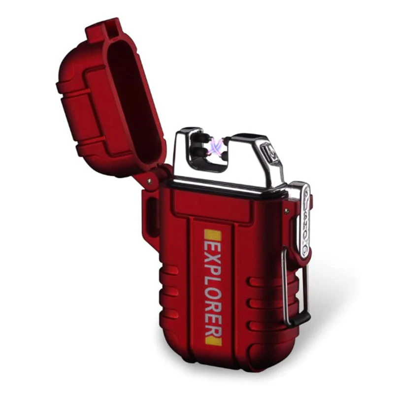 Dual Arc Lighter Double Arc Plasma USB Lighter Rechargeable Flameless Water... R - Image 2