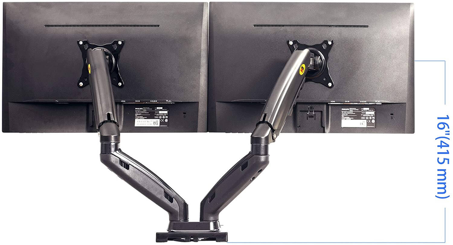 Dual Arm Monitor Stand Bracket Mount - Image 7