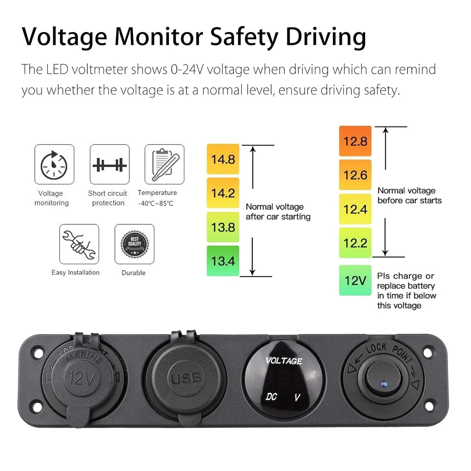 Dual Car Cigarette Lighter Plug Socket 12V-24V - Image 7