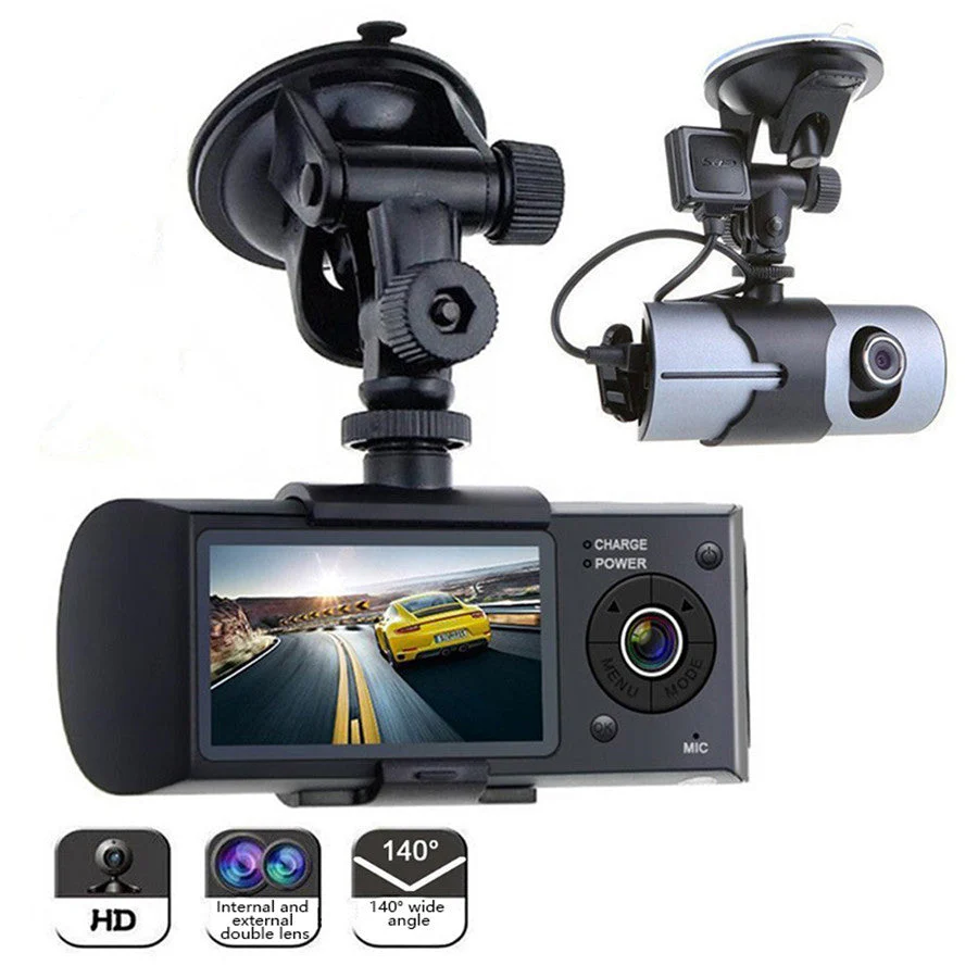 Dual Car Dash Camera with GPS - Front and Rear - Image 11