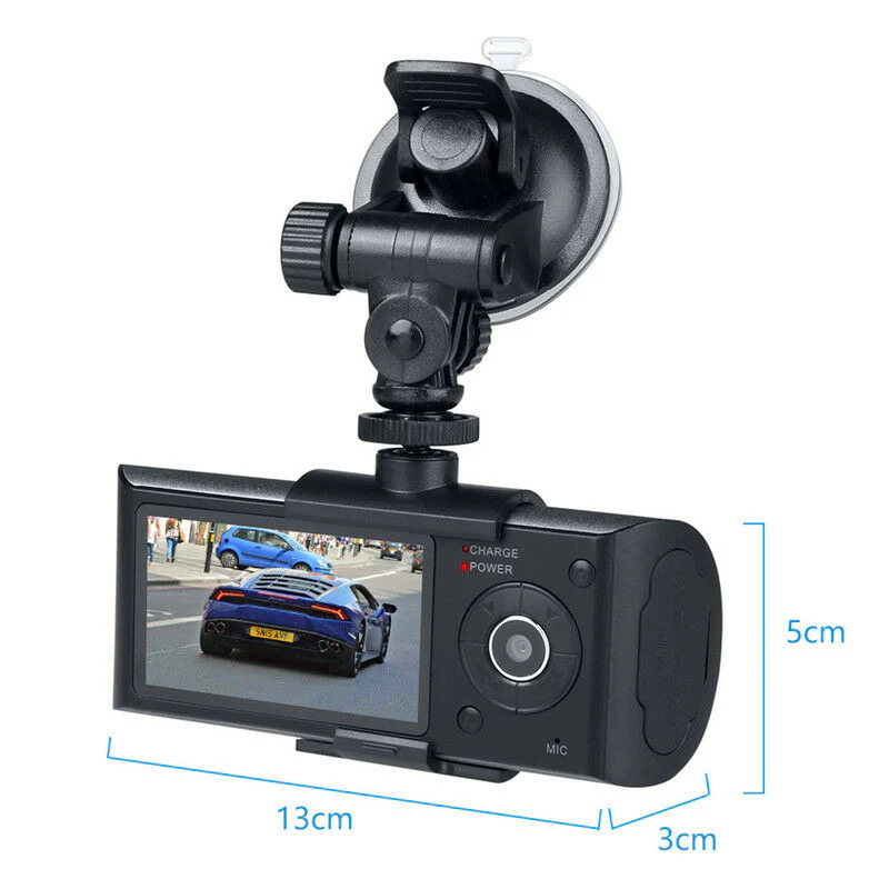 Dual Car Dash Camera with GPS - Front and Rear - Image 12