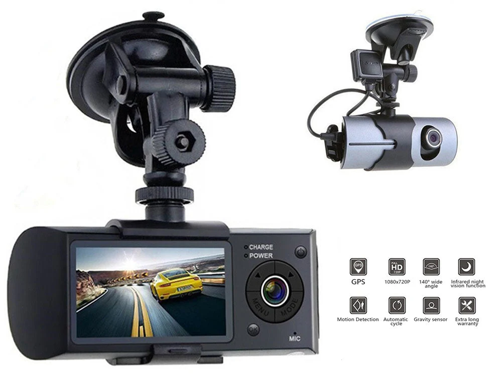 Dual Car Dash Camera with GPS - Front and Rear - Image 16