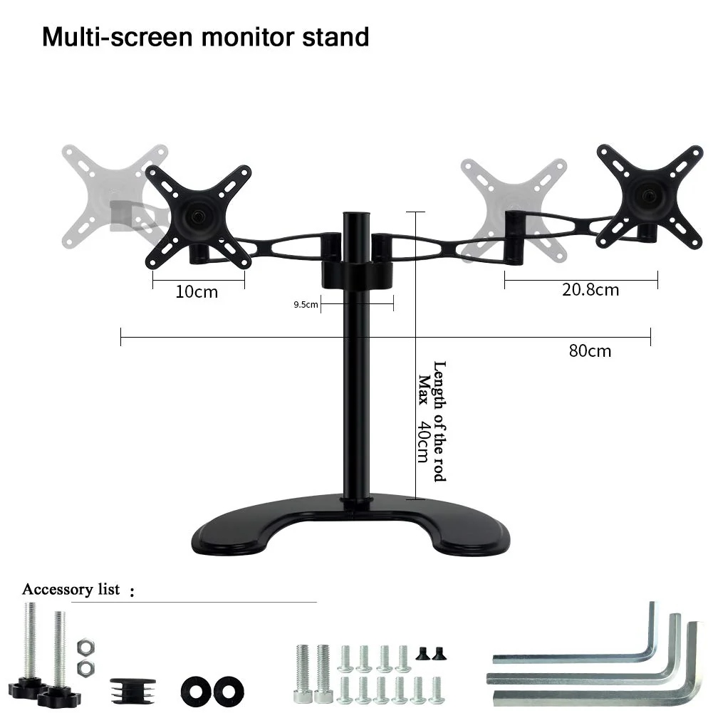 Dual Monitor Stand Bracket Mount - Image 9