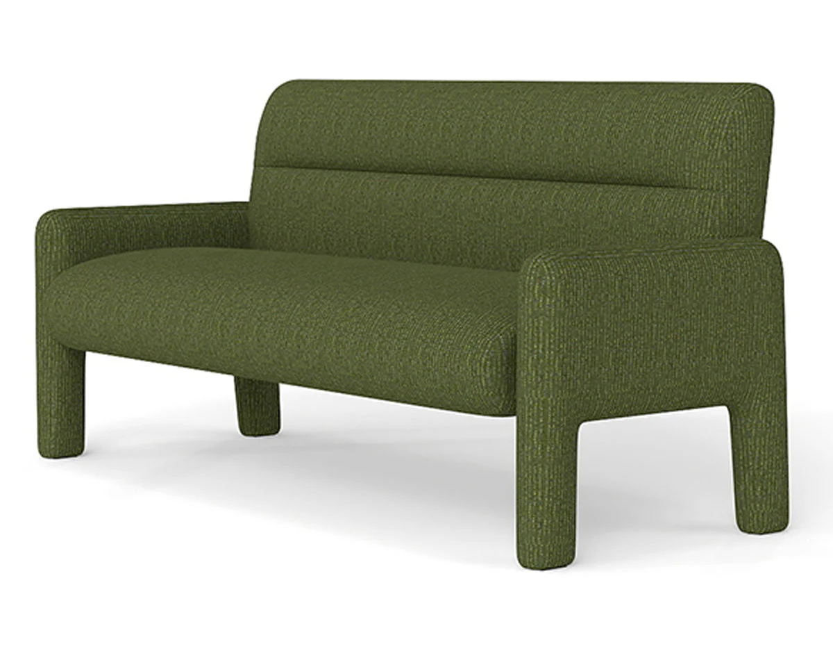 Dubai Hunter Modern 3 Seater Sofa Green - Image 2