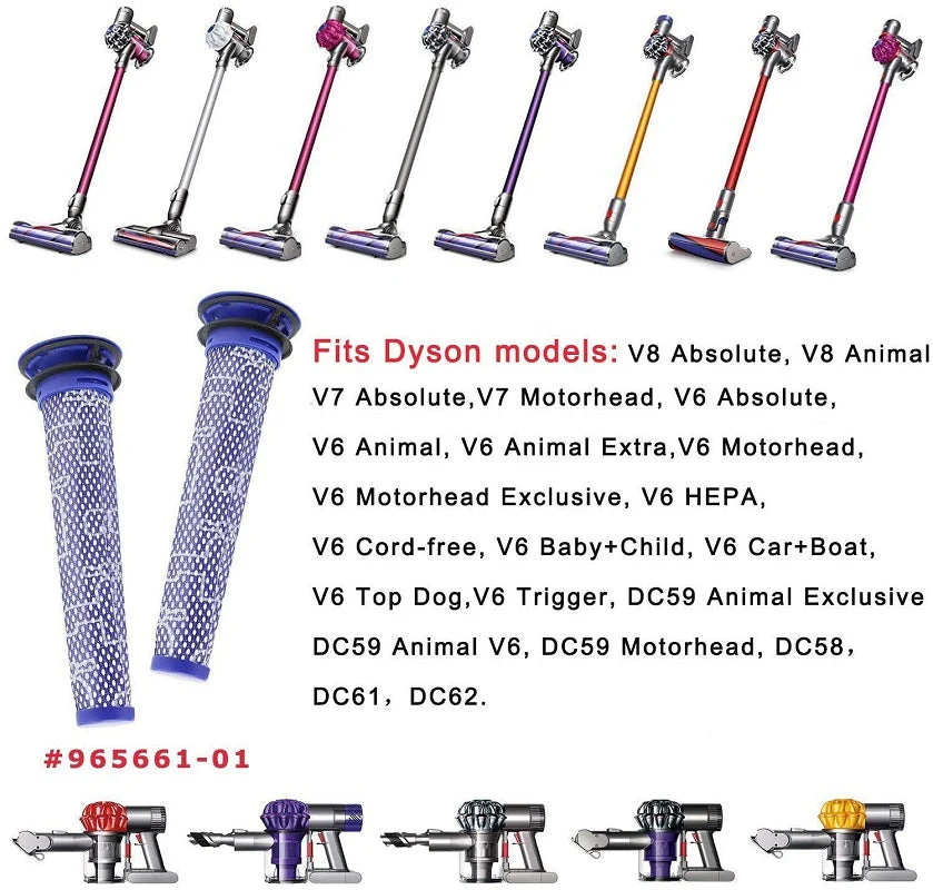Dyson Filter Replacement For Dyson V6 V7 V8 DC58 DC59 2PCS - Image 6