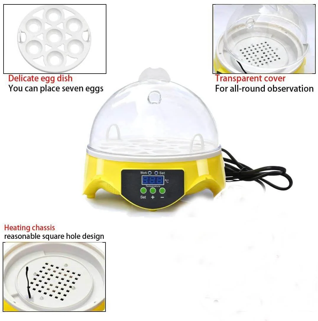 Egg Incubator Automatic 7 Eggs - Image 6