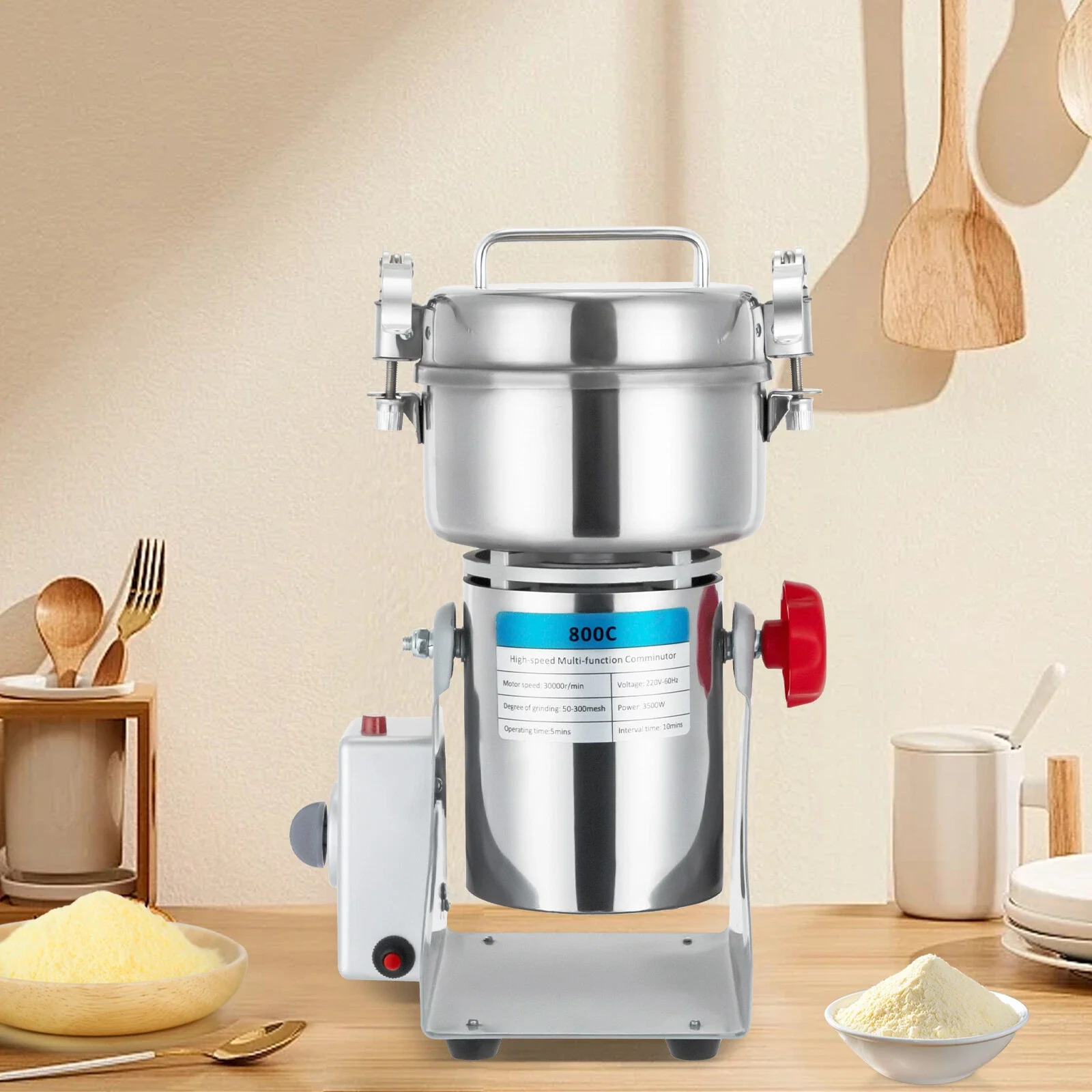 Electric Dry Food Grinder Machine 800G - Image 14