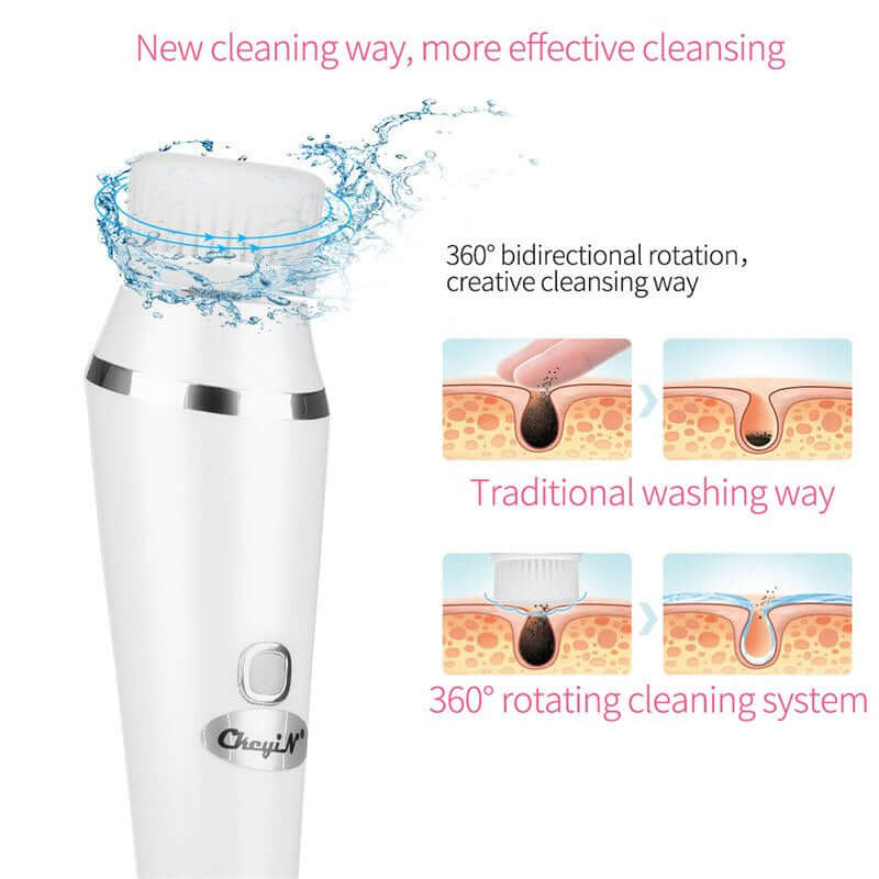 Electric Face Cleansing Brush Facial Massage Brush Beauty Tool - Image 7