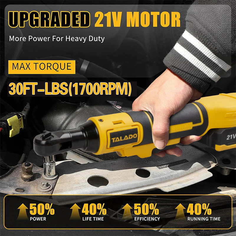 Electric Impact Wrench 3/8'' Angle Ratchet Wrench - Image 2