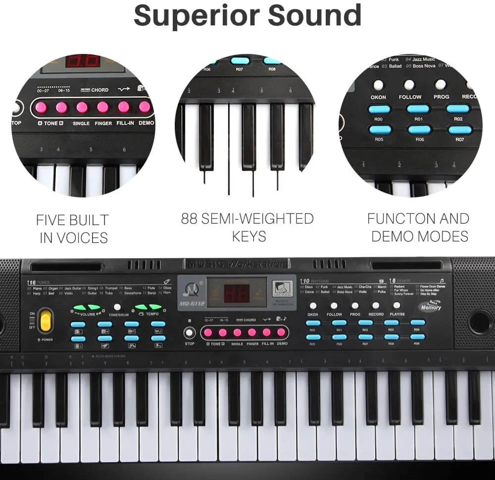 Electric Keyboard Piano 61 Keys - Image 5