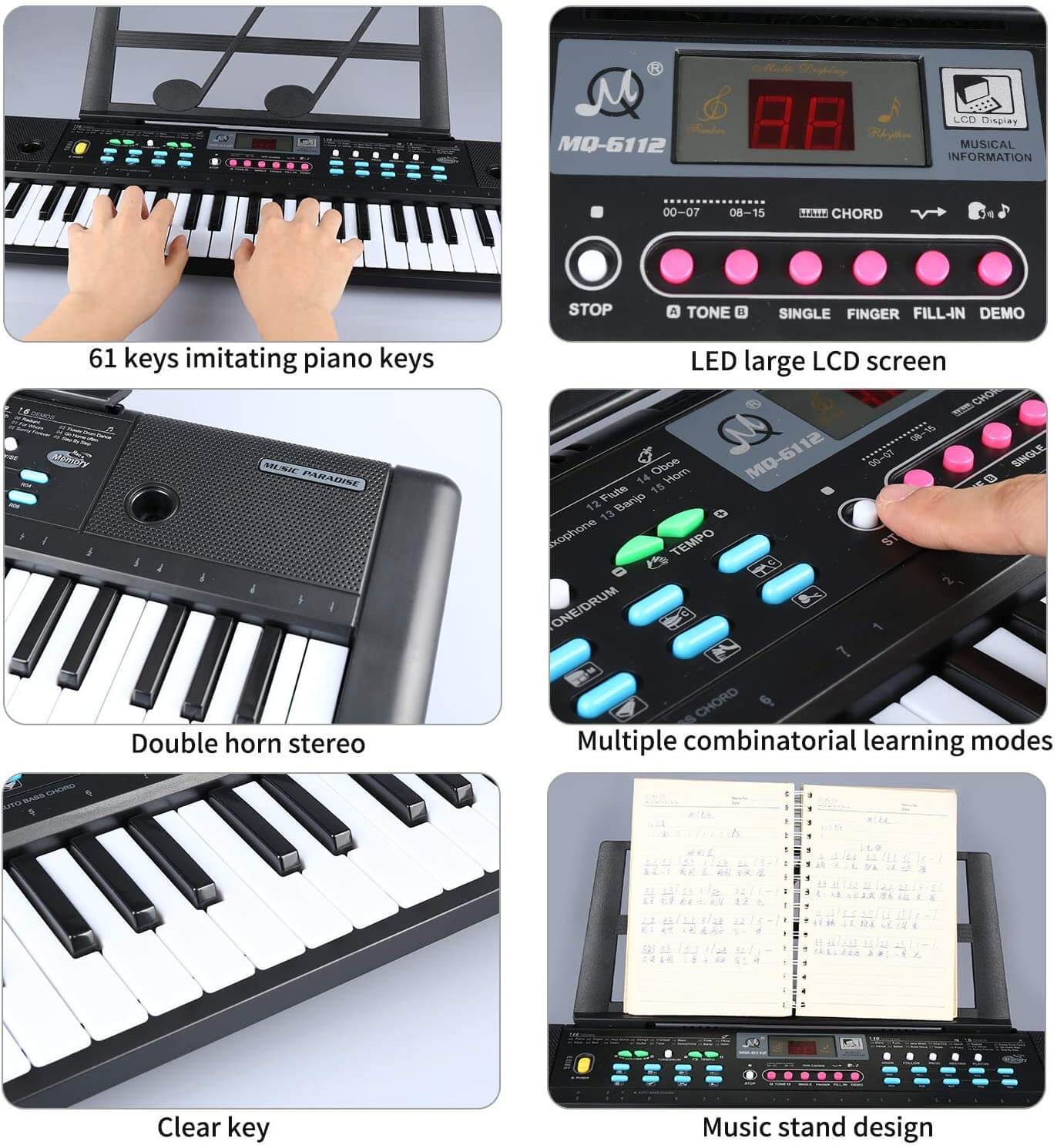 Electric Keyboard Piano 61 Keys - Image 8