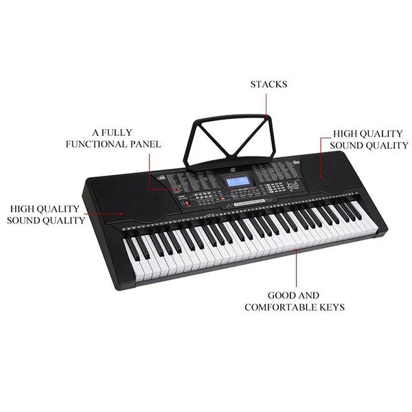 Electronic Keyboard Piano and Piano Stand - Image 5