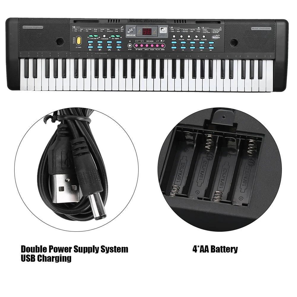 Electronic Keyboard Piano and Piano Stand - Image 8