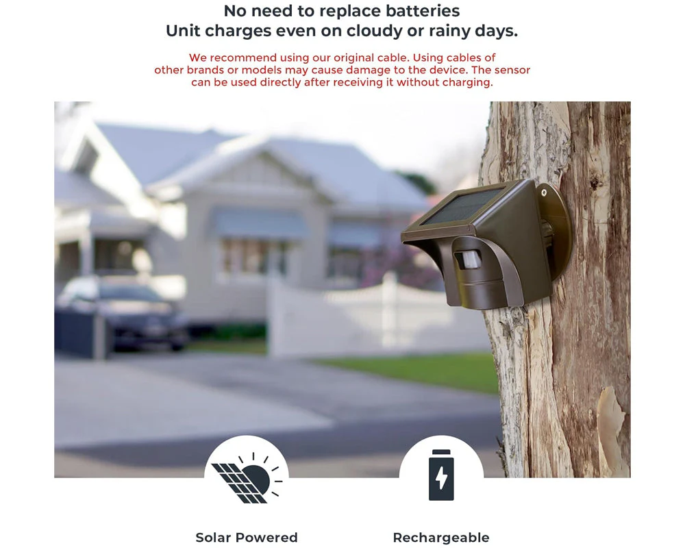 eMACROS Pro 3 Weatherproof Motion Sensor Detector 1/2 Mile Long Range - Image 6
