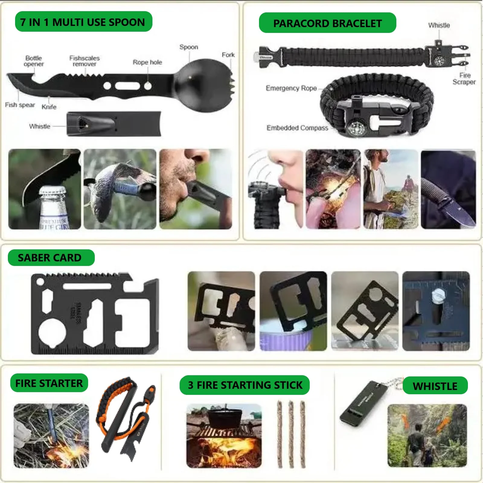Emergency Survival Kit Set - Image 5