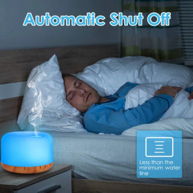 Essential Oil Diffuser 500ml Remote Control Diffusers with 10ml Essential Oil - Image 9
