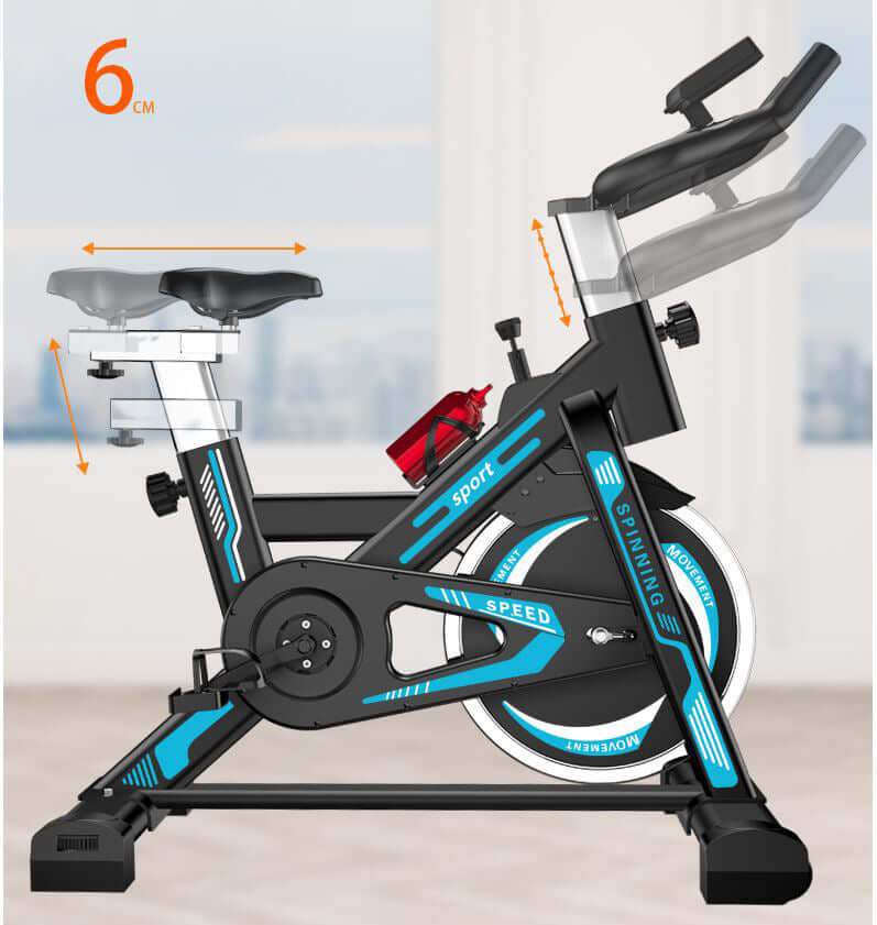 Exercise bike Heavy Duty Blue Spin bike - Image 4