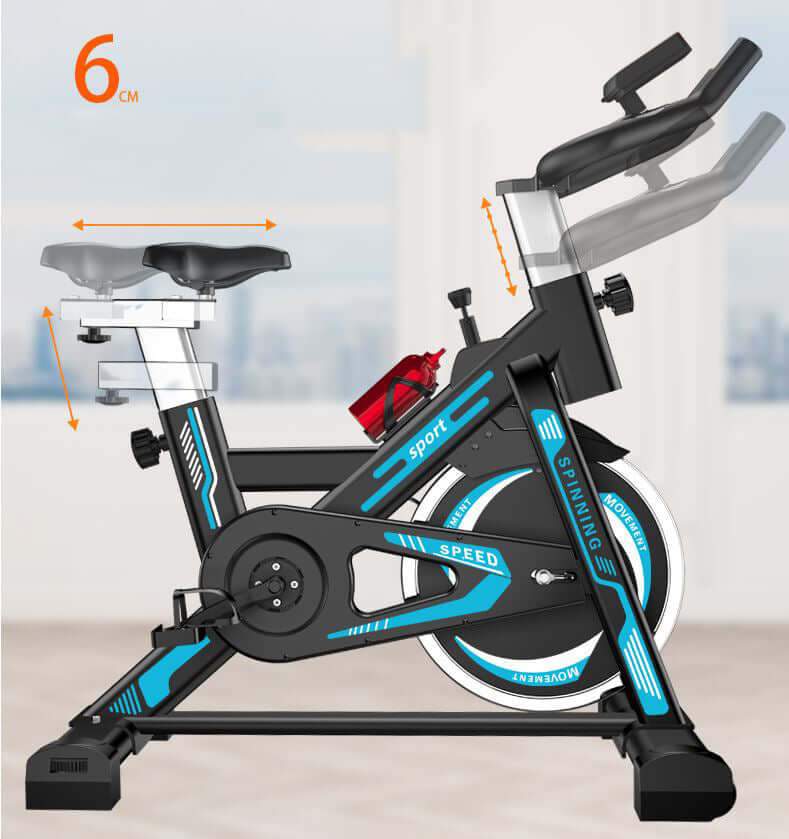 Exercise bike Heavy Duty Blue Spin bike - Image 9