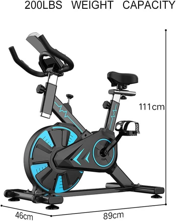 Exercise Bike Spin Bike with Heart Rate Monitor - Image 4