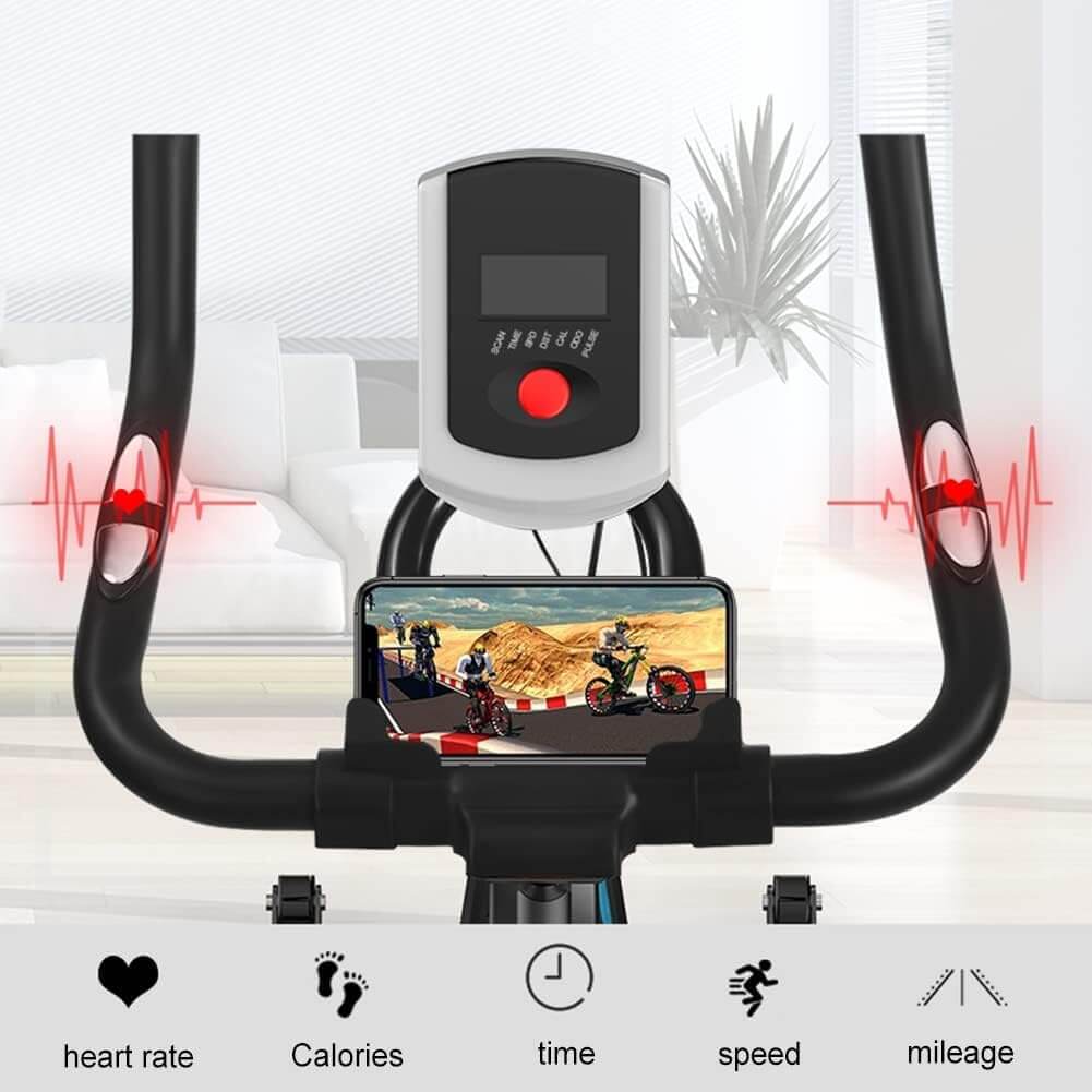 Exercise Bike Spin Bike with Heart Rate Monitor - Image 5