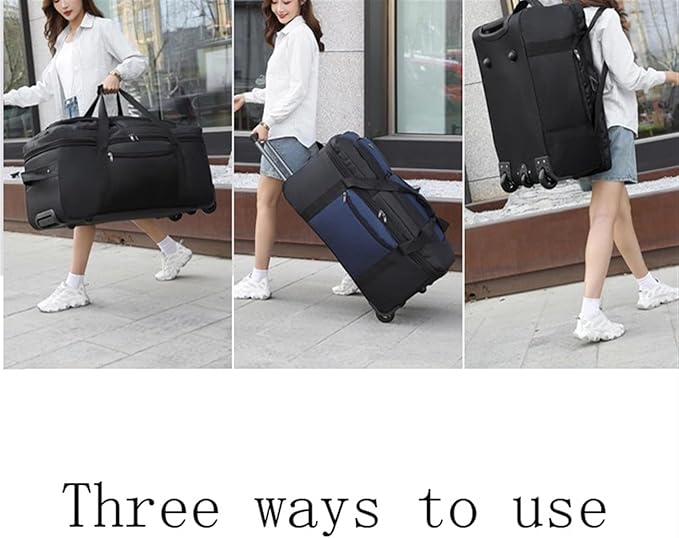 Expandable Rolling Checked-In Duffle Bag with Wheels - Image 5