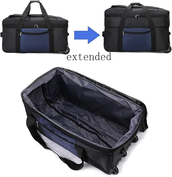 Expandable Rolling Checked-In Duffle Bag with Wheels - Image 6