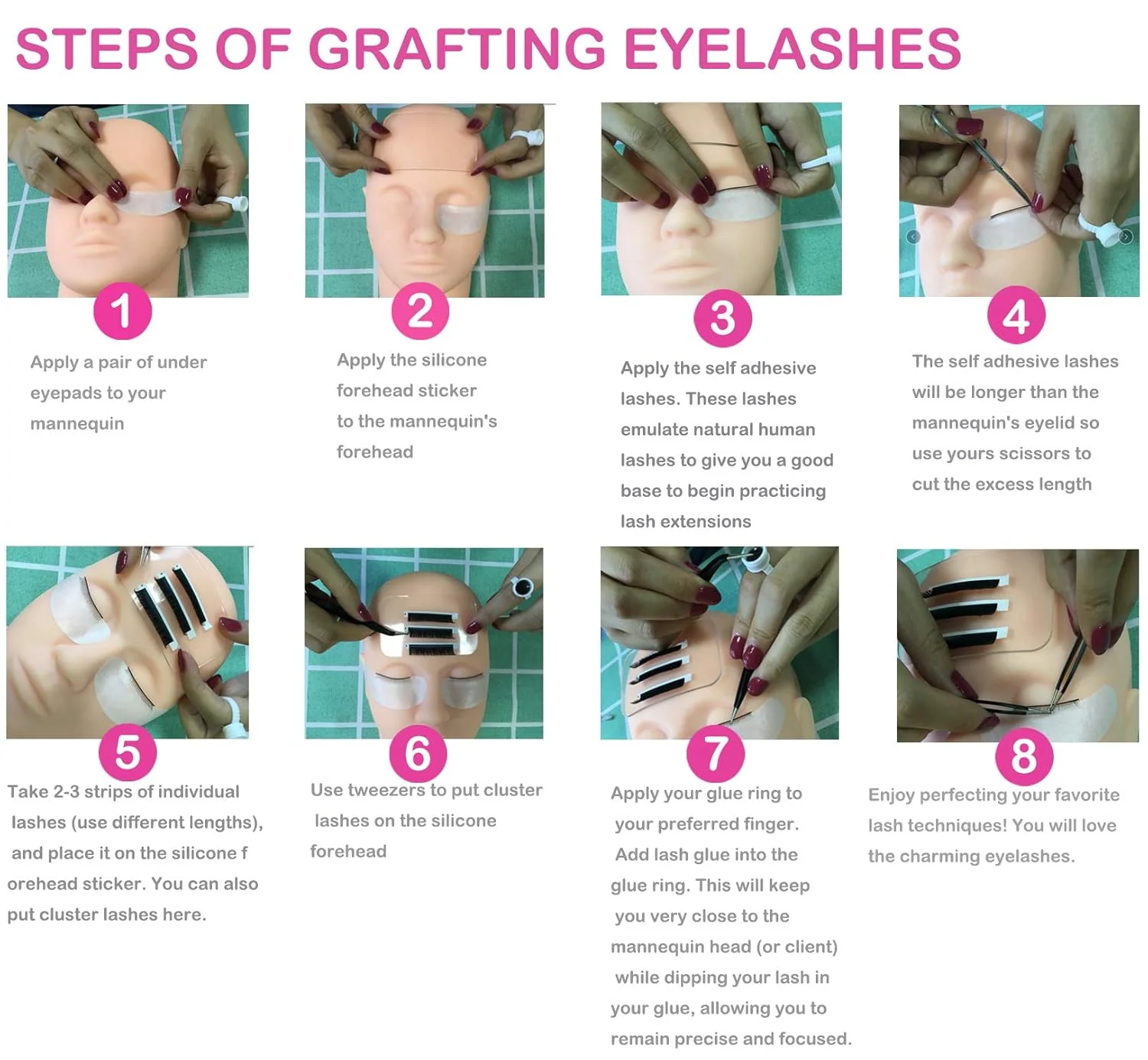 Eye Lash Extensions Kit 12 Pcs Eyelash Extension - Image 5