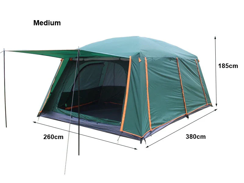 Family Tent –Double layers Waterproof-3 Size Two Colours Aavailable - Image 15