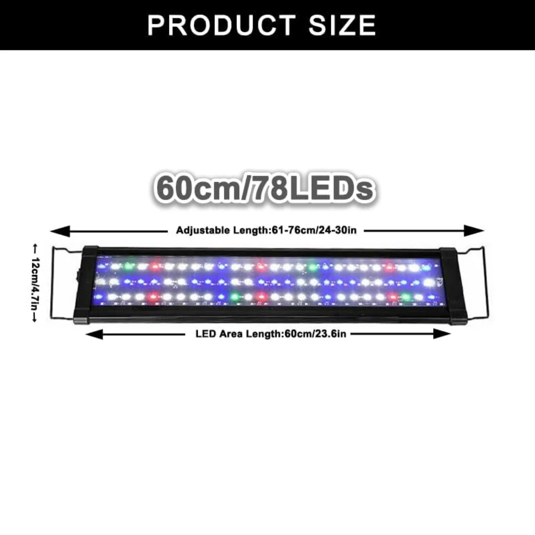 Fish Tank Led Lights Aquarium Light 60cm - Image 4