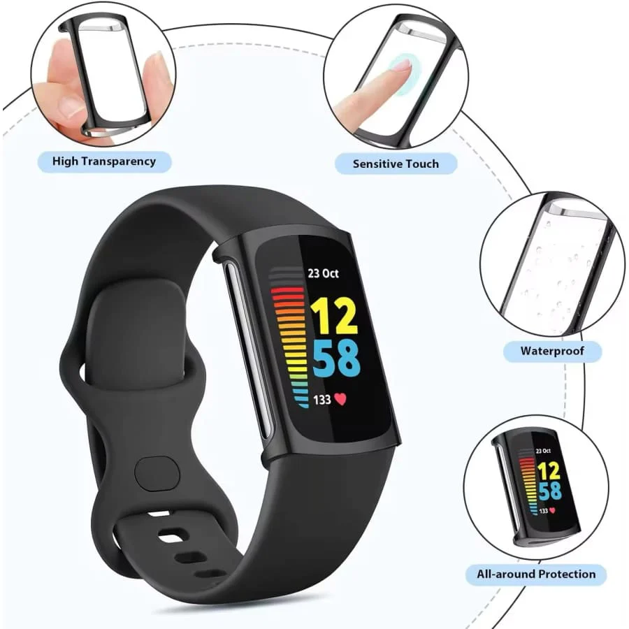 Protective Case for Fitbit Charge 6 (Clear) - Image 3