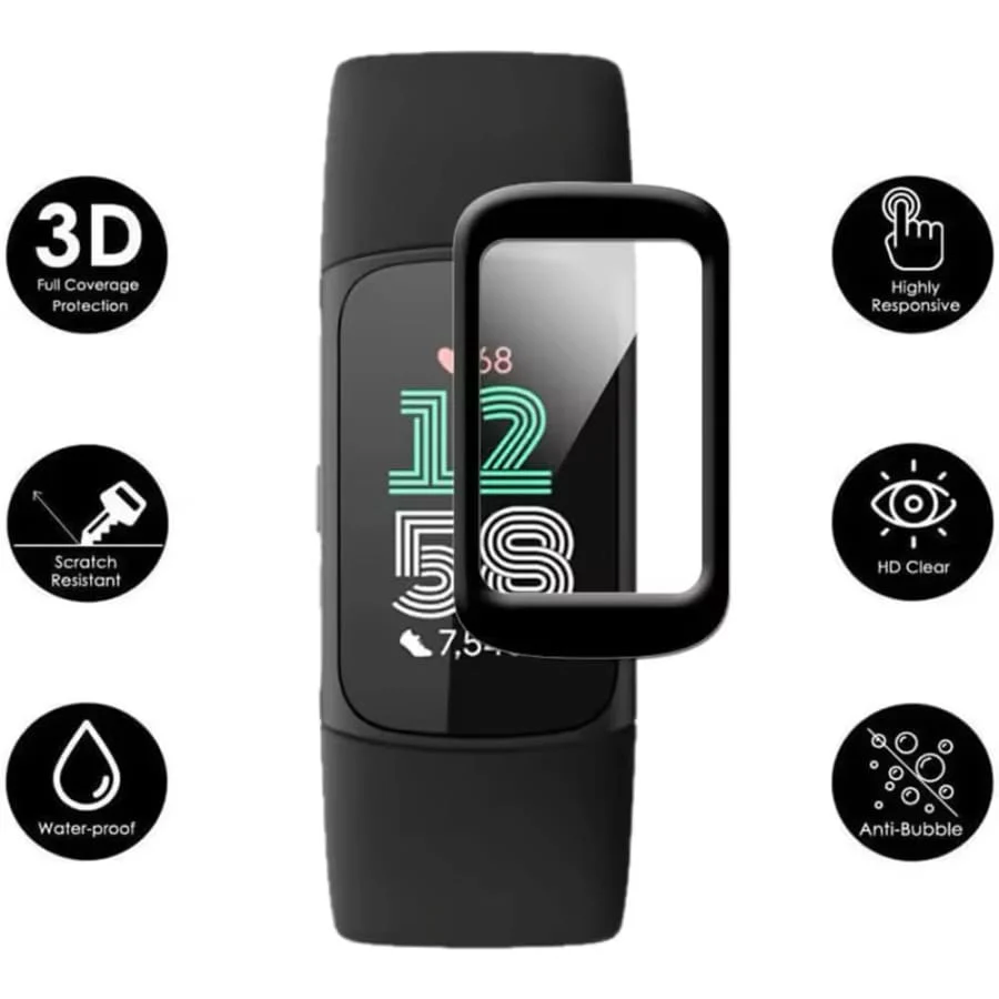 Watch Screen Protectors for Fitbit Charge 6 (Pack of 2) - Image 2