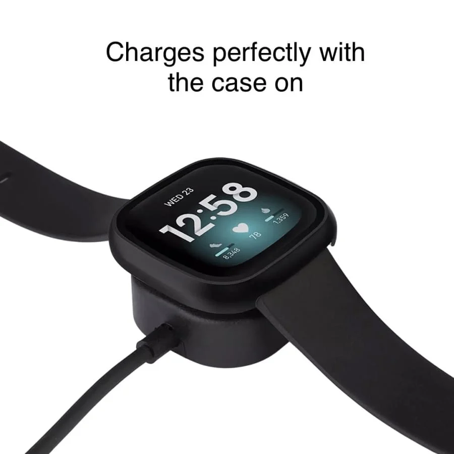 Protective Case for Fitbit Sense (Black) - Image 3