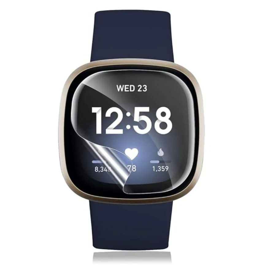Hydrogel Screen Protectors for Fitbit Versa 3 (Pack of 6)