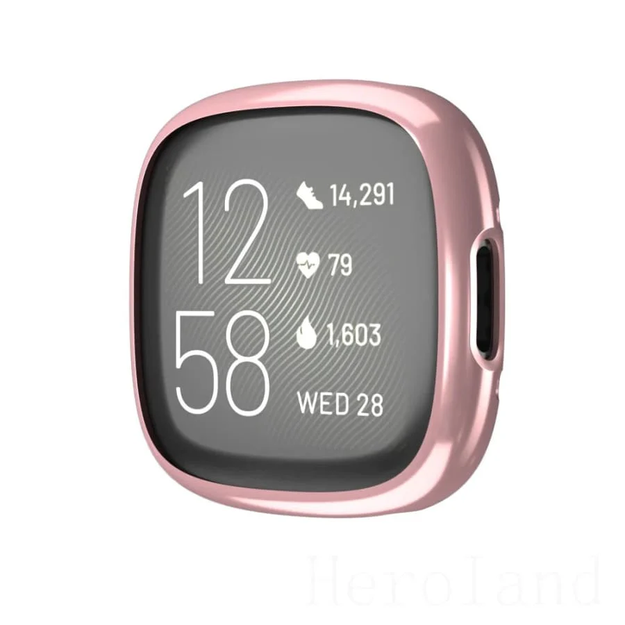 Protective Case for Fitbit Versa 4 (Rosegold) - Image 3